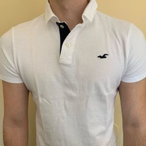 White Hollister polo!